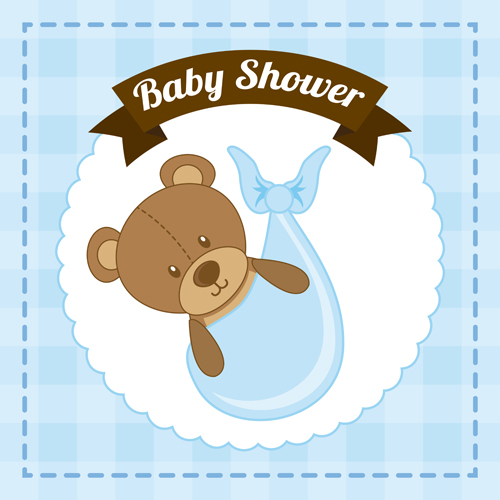 Cute baby card vector design 14 Cute baby card vector design 14