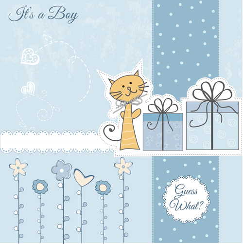 Cute baby card vector design 15 Cute baby card vector design 15