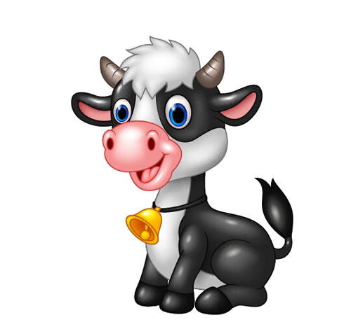 Cute cartoon goat vector Cute cartoon goat vector