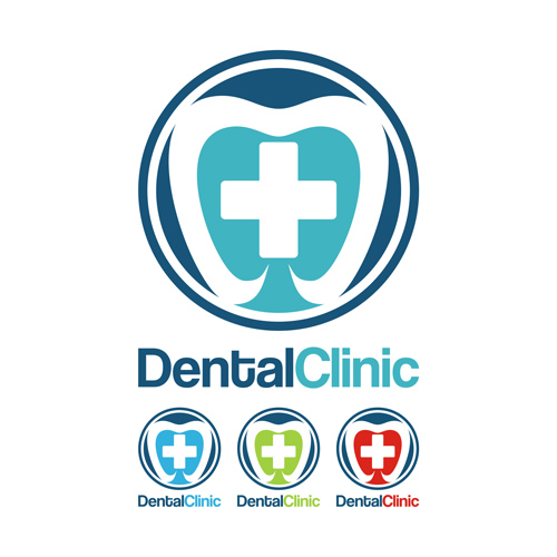 Dental clinic logo creative vector 04 Dental clinic logo creative vector 04