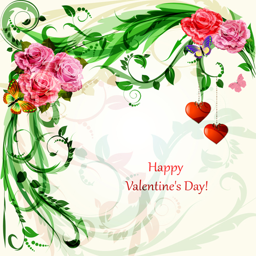 valentine flower day cards 