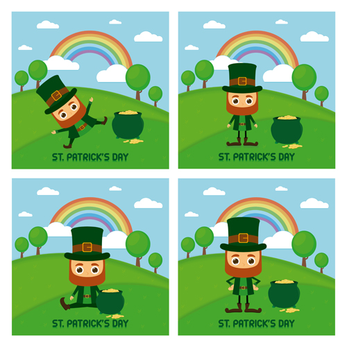 Saint Patricks Day vector background 01 Saint Patricks Day vector background 01