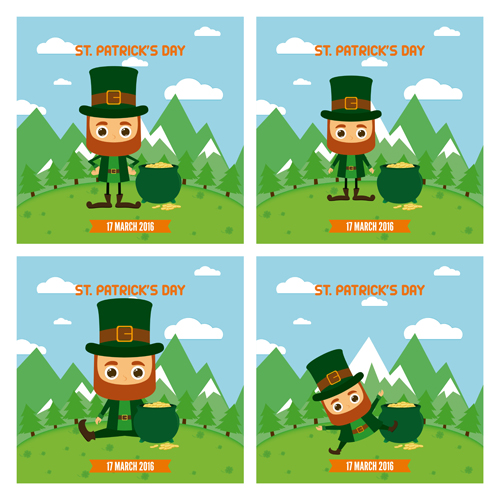 Saint Patricks Day vector background 02 Saint Patricks Day vector background 02