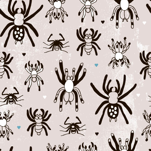 Vector spider seamless pattern design 01 Vector spider seamless pattern design 01
