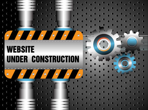 Website under construction vector material 02 Website under construction vector material 02