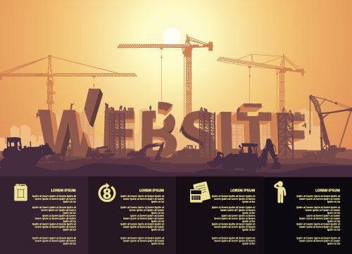 Website under construction vector material 04 Website under construction vector material 04