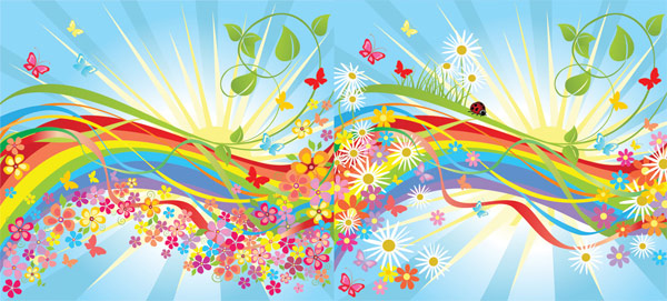 Colorful flowers in the world Colorful flowers in the world