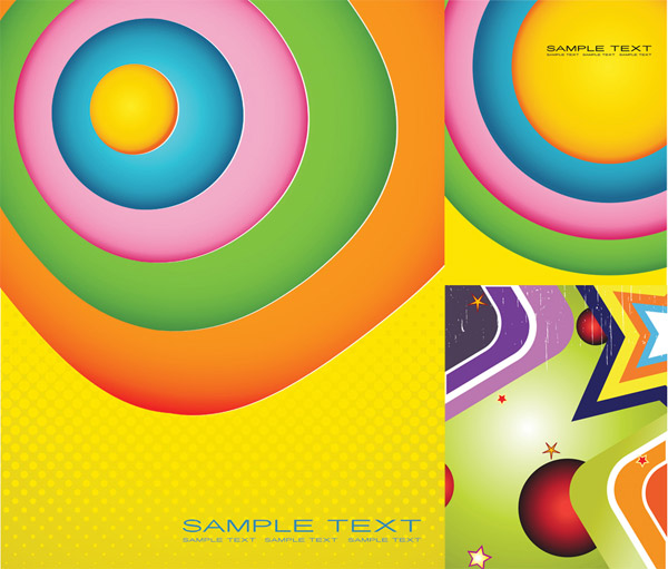 The colorful graphics background vector The colorful graphics background vector