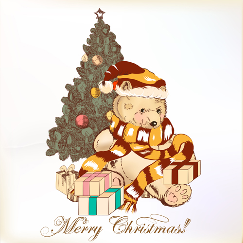 tree teddy bear cute christmas tree christmas 