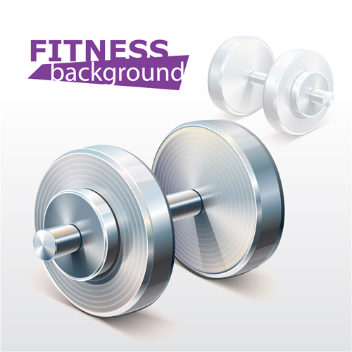Dumbbell with fitness background vector 05 Dumbbell with fitness background vector 05