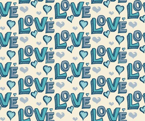 Love seamless pattern vector material 07 Love seamless pattern vector material 07