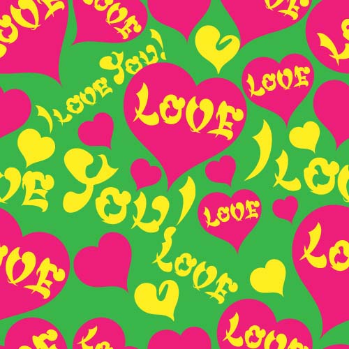 Love seamless pattern vector material 09 Love seamless pattern vector material 09