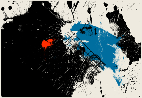 Splash texture background vector 02