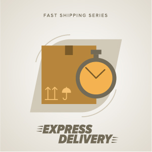 Vintage poster express delivery vector material 01 Vintage poster express delivery vector material 01