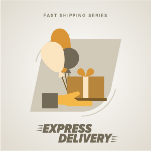 Vintage poster express delivery vector material 09 Vintage poster express delivery vector material 09