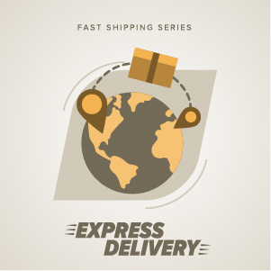 Vintage poster express delivery vector material 11 Vintage poster express delivery vector material 11