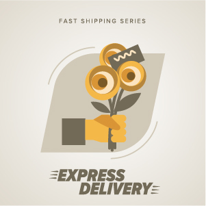 Vintage poster express delivery vector material 12 Vintage poster express delivery vector material 12