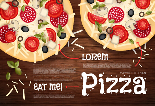 pizza poster vintage vector set 03 pizza poster vintage vector set 03