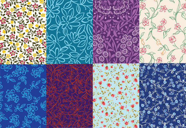 Lovely small decorative pattern background vector art Lovely small decorative pattern background vector art