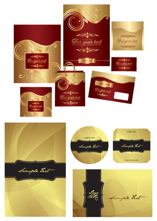 Golden decorative pattern background vector Golden decorative pattern background vector