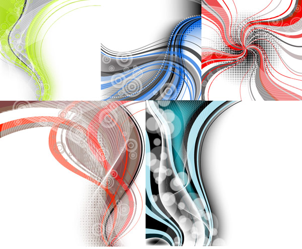 The dynamic lines of the background 2 design elements