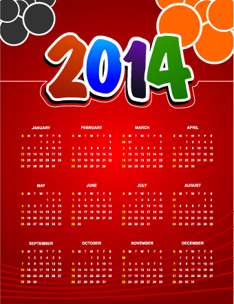 Calendar 2014 vector huge collection 115 Calendar 2014 vector huge collection 115