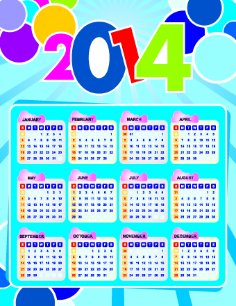 Calendar 2014 vector huge collection 119 Calendar 2014 vector huge collection 119