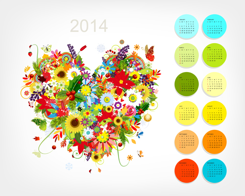 Calendar 2014 vector huge collection 120 Calendar 2014 vector huge collection 120