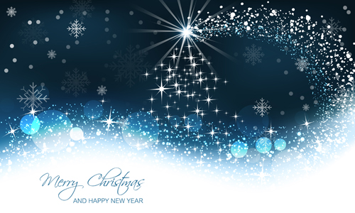 Christmas with new year abstract shiny vector 02 Christmas with new year abstract shiny vector 02