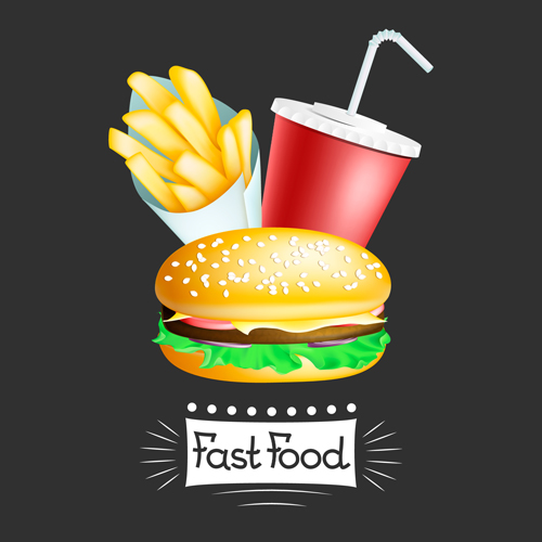 Fast food design vector graphics 04 Fast food design vector graphics 04