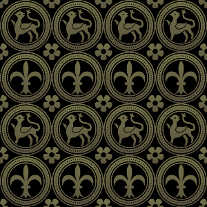 Gothic ornament pattern seamless vector 09 Gothic ornament pattern seamless vector 09