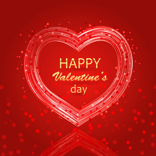 valentines heart halation day card background 