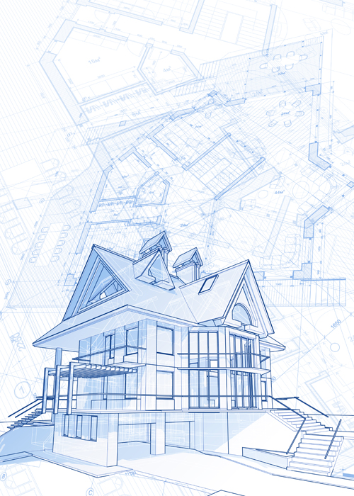 house blueprint architecture 