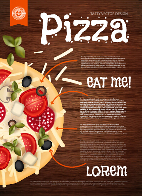 pizza poster vintage vector set 02 pizza poster vintage vector set 02