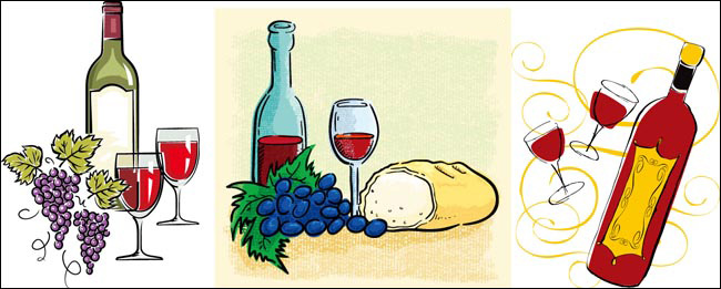 Wine style vector Wine style vector
