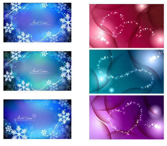 Dream snow background art vector Dream snow background art vector
