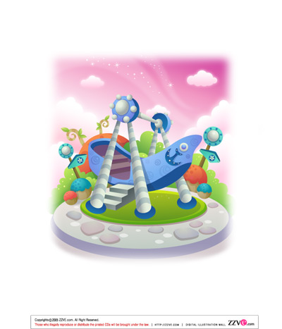 lovely cartoon scene set 36 vector