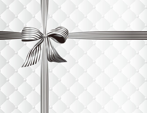 Beautiful bow gift cards vector material 14 Beautiful bow gift cards vector material 14