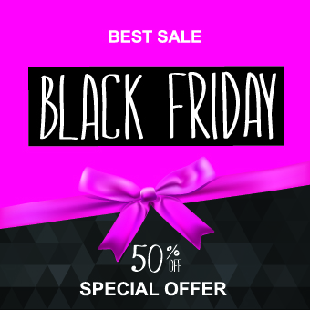Set of black friday sale elements vector 03 Set of black friday sale elements vector 03