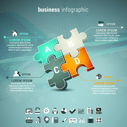 infographic design creative business 