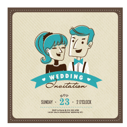 wedding invitation cards invitation cartoon 