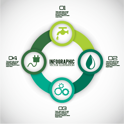 Ecology and energy infographic vector illustration 02 Ecology and energy infographic vector illustration 02