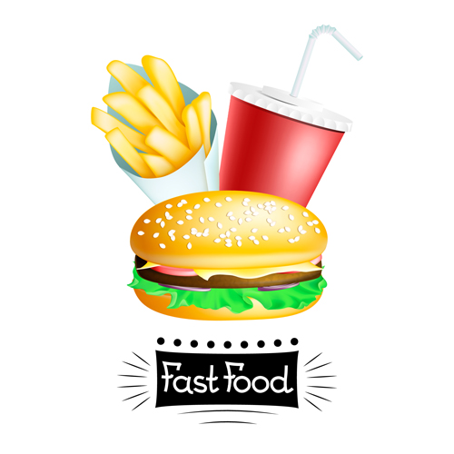 Fast food design vector graphics 01 Fast food design vector graphics 01