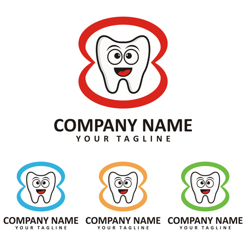 logo funny dentist 