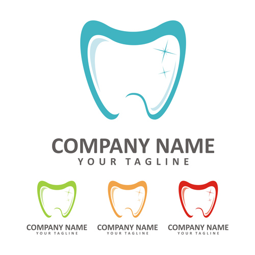 Funny dentist logo vector 02 Funny dentist logo vector 02