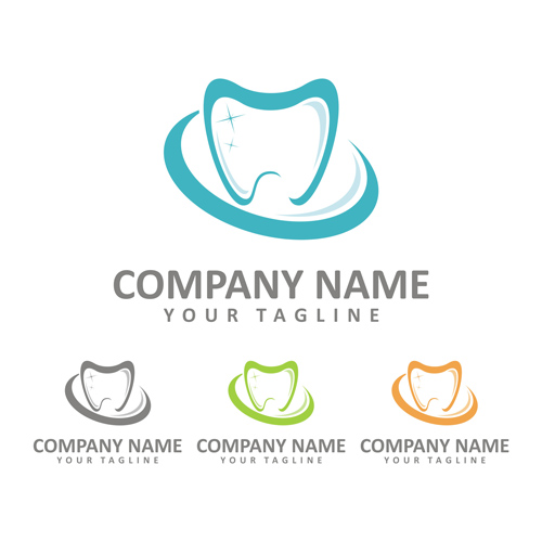 Funny dentist logo vector 03 Funny dentist logo vector 03