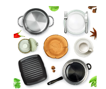 Kitchen utensils design elements vector set 03 Kitchen utensils design elements vector set 03