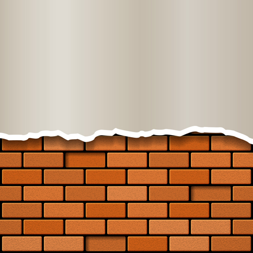 Red brick wall backgrounds vectors 04 Red brick wall backgrounds vectors 04