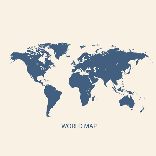 world simple map graphcs 