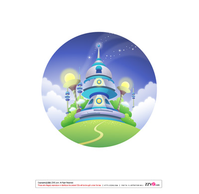 lovely cartoon scene set 29 vector